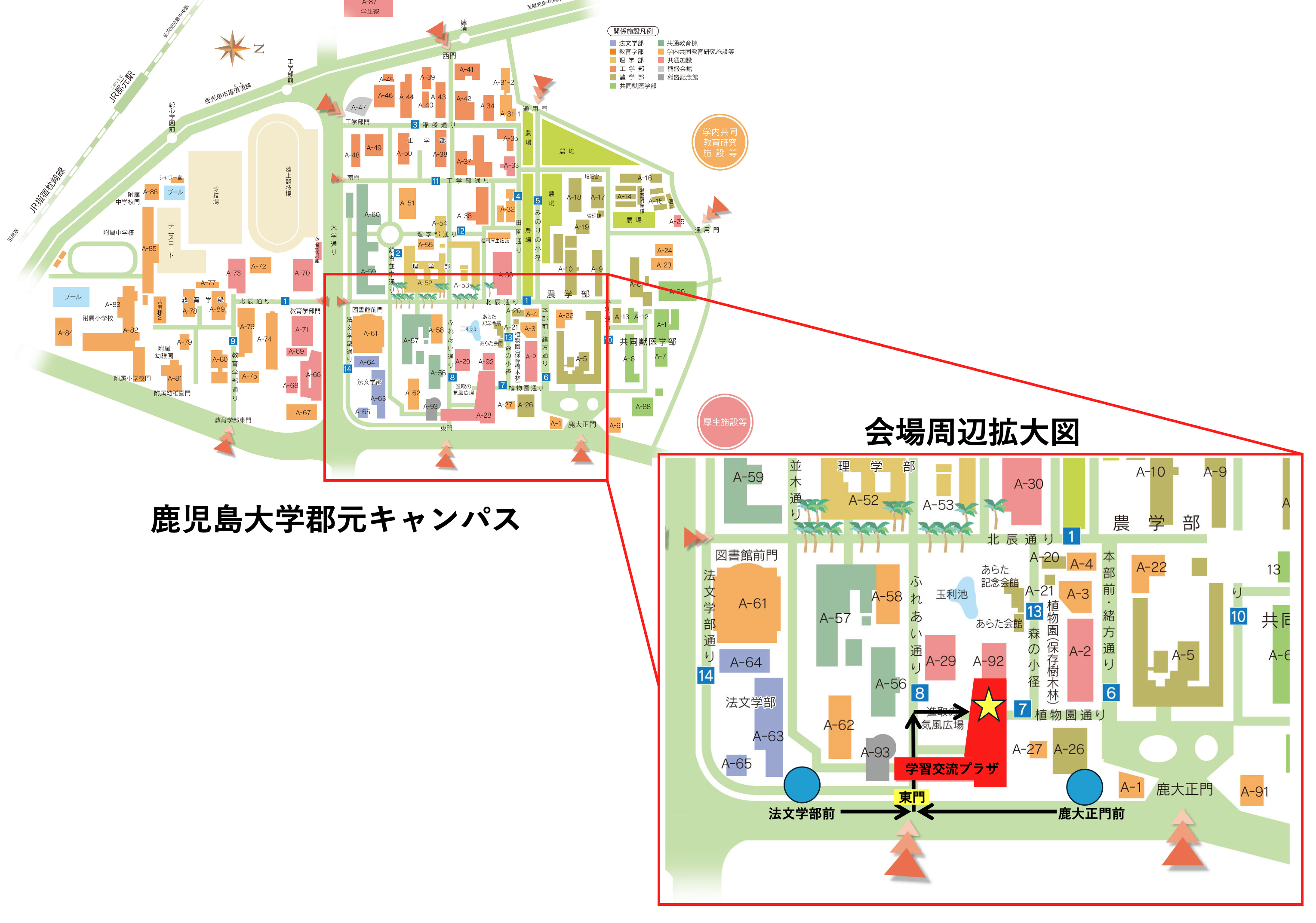 学習交流プラザ地図