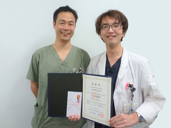小園智樹先生、内科専攻医賞を受賞